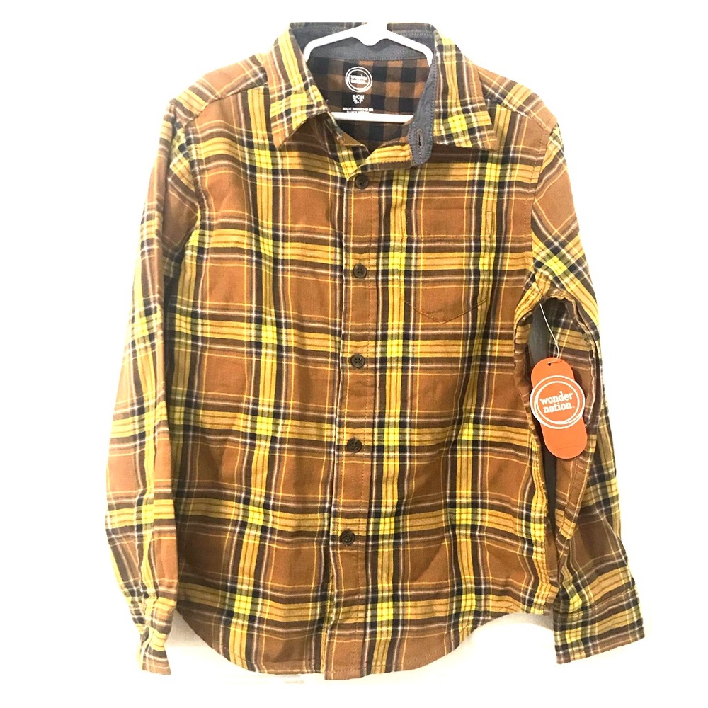 Boy’s Wonder Nation Long Sleeve Button Down Shirt